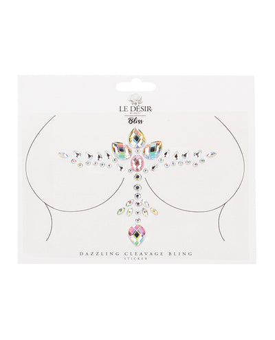 Shots Bliss Dazzling Cleavage Bling Sticker O/S