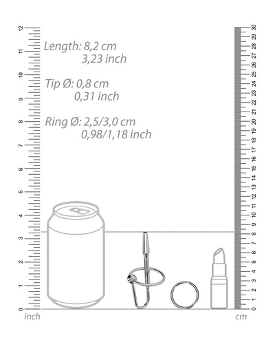 Shots Ouch Urethral Sounding Metal Plug