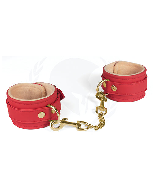 Spartacus PU Wrist Cuffs w/Plush Lining