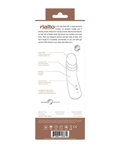 VeDo Rialto Rechargeable Vibe - Assorted Colors
