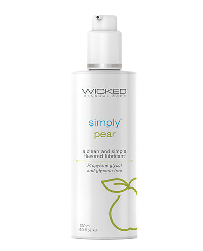 Wicked Sensual Care Simply Water Based Lubricant - 4 oz Pear